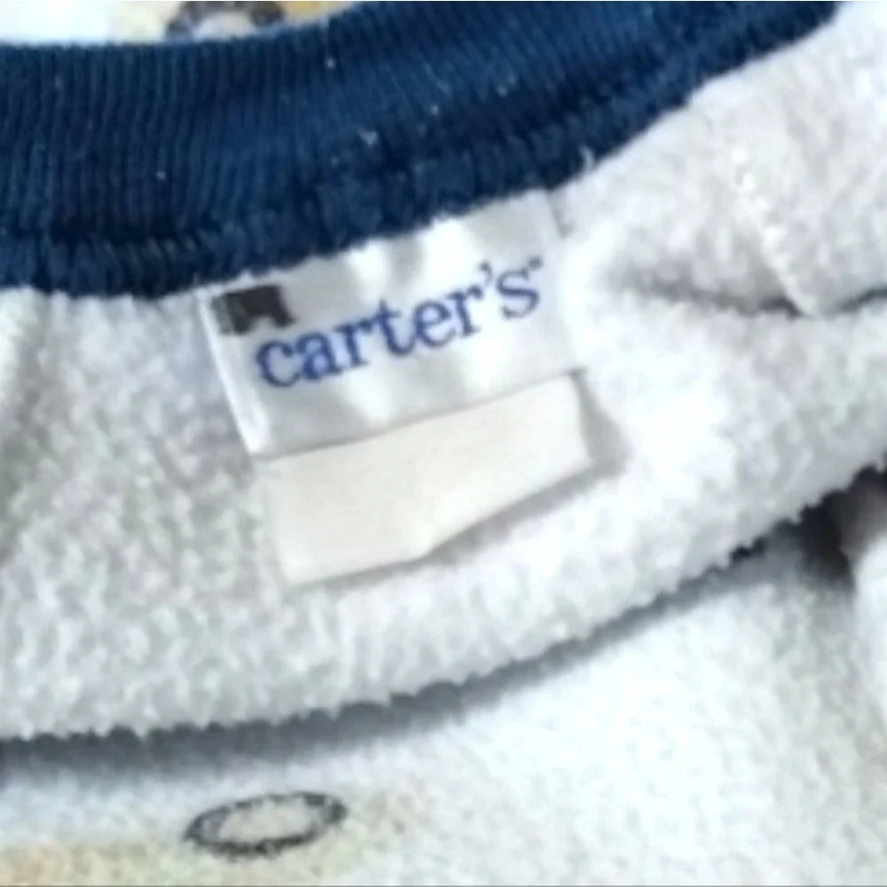 Look At The Measurements! Carter's Boy Bodysuit With Cars All Over Size 18 Month